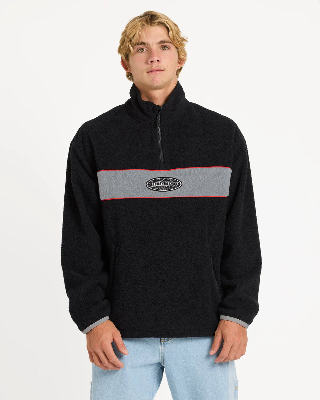 Quiksilver Mercury Panel 1/4 Zip Fleece Jumper
