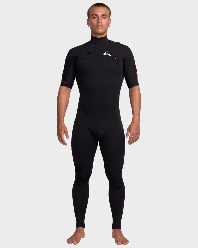 Quiksilver 2/2mm Highline Short Sleeve Chest Zip Wetsuit