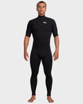 Quiksilver 2/2mm Highline Short Sleeve Chest Zip Wetsuit