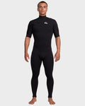 Quiksilver 2/2mm Highline Short Sleeve Chest Zip Wetsuit
