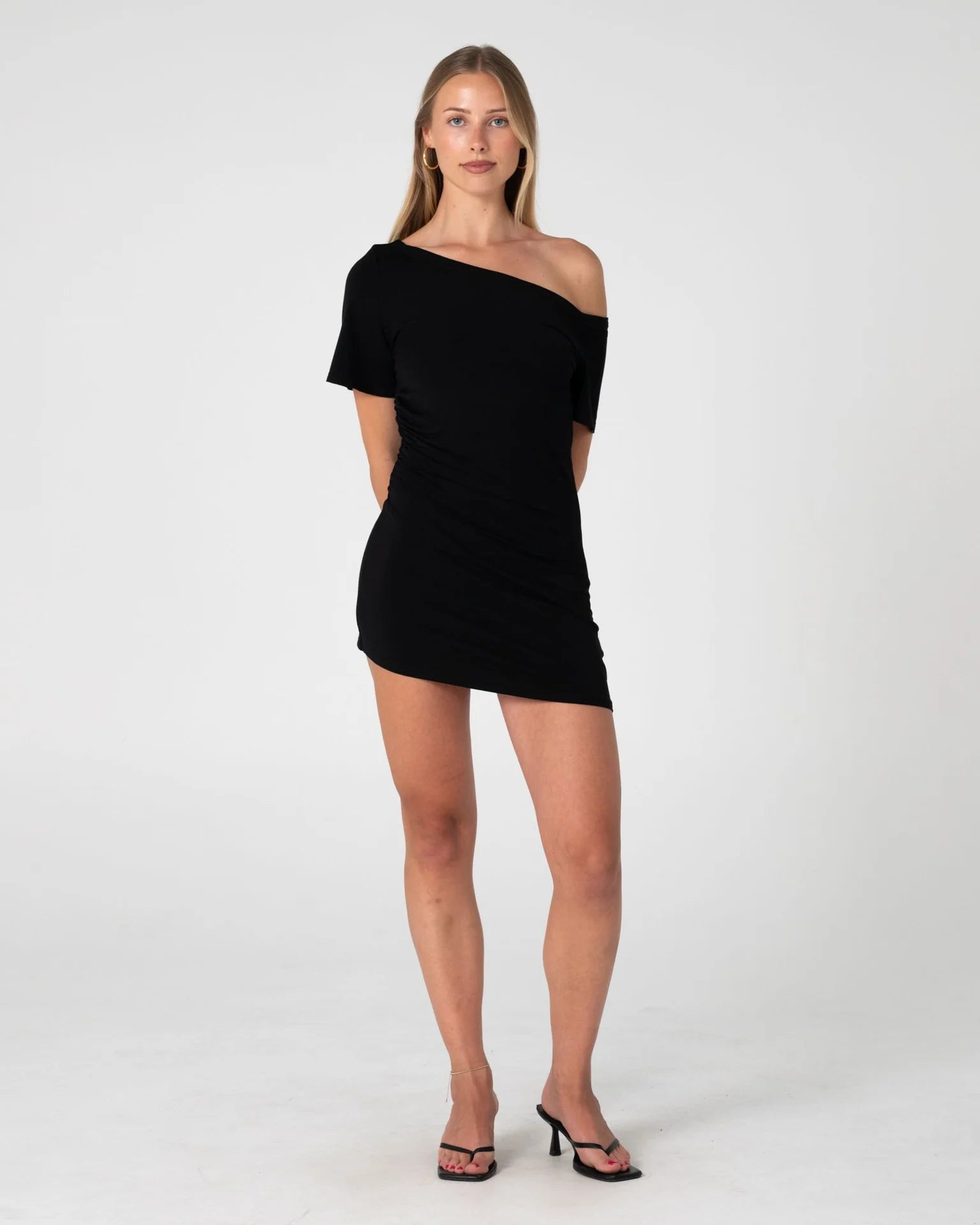 Rusty Sally Slouch Off Shoulder Dress
