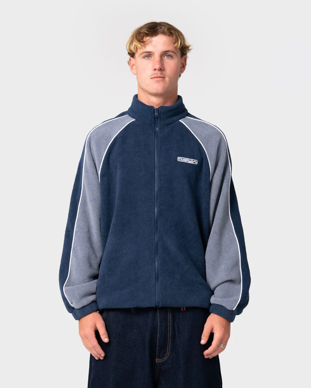 Rusty Pimp My Tides Zip Through Sherpa Fleece