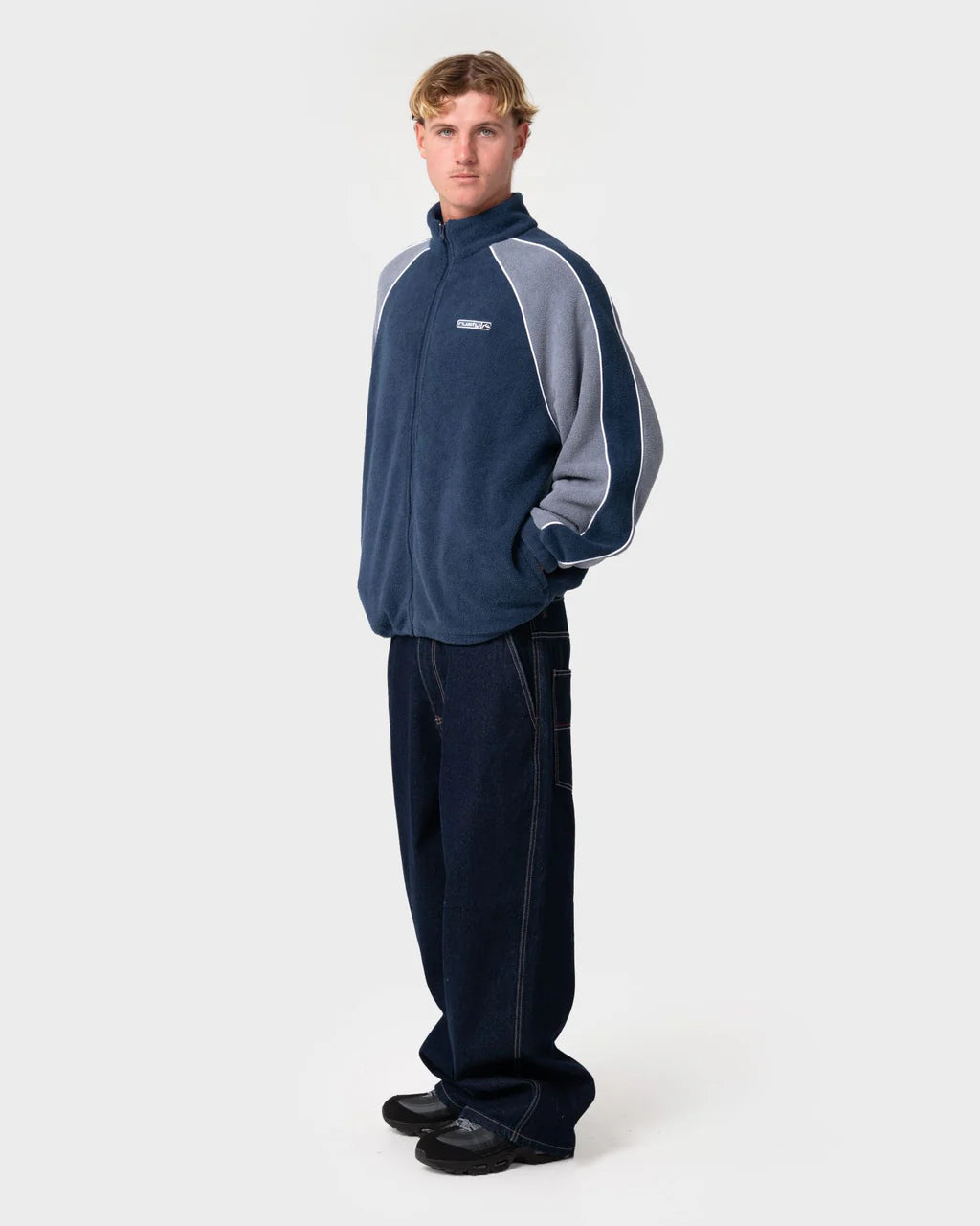 Rusty Pimp My Tides Zip Through Sherpa Fleece