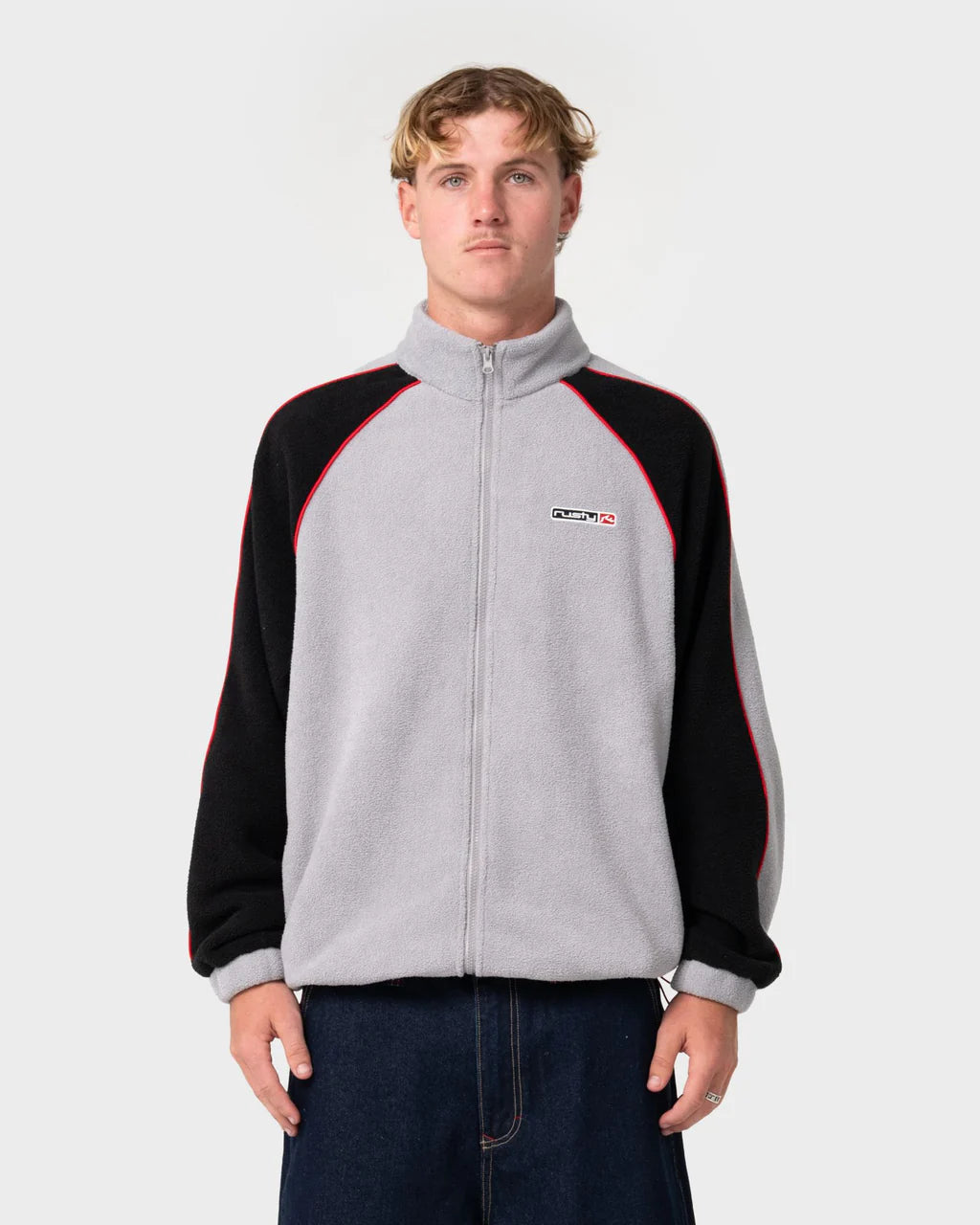Rusty Pimp My Tides Zip Through Sherpa Fleece