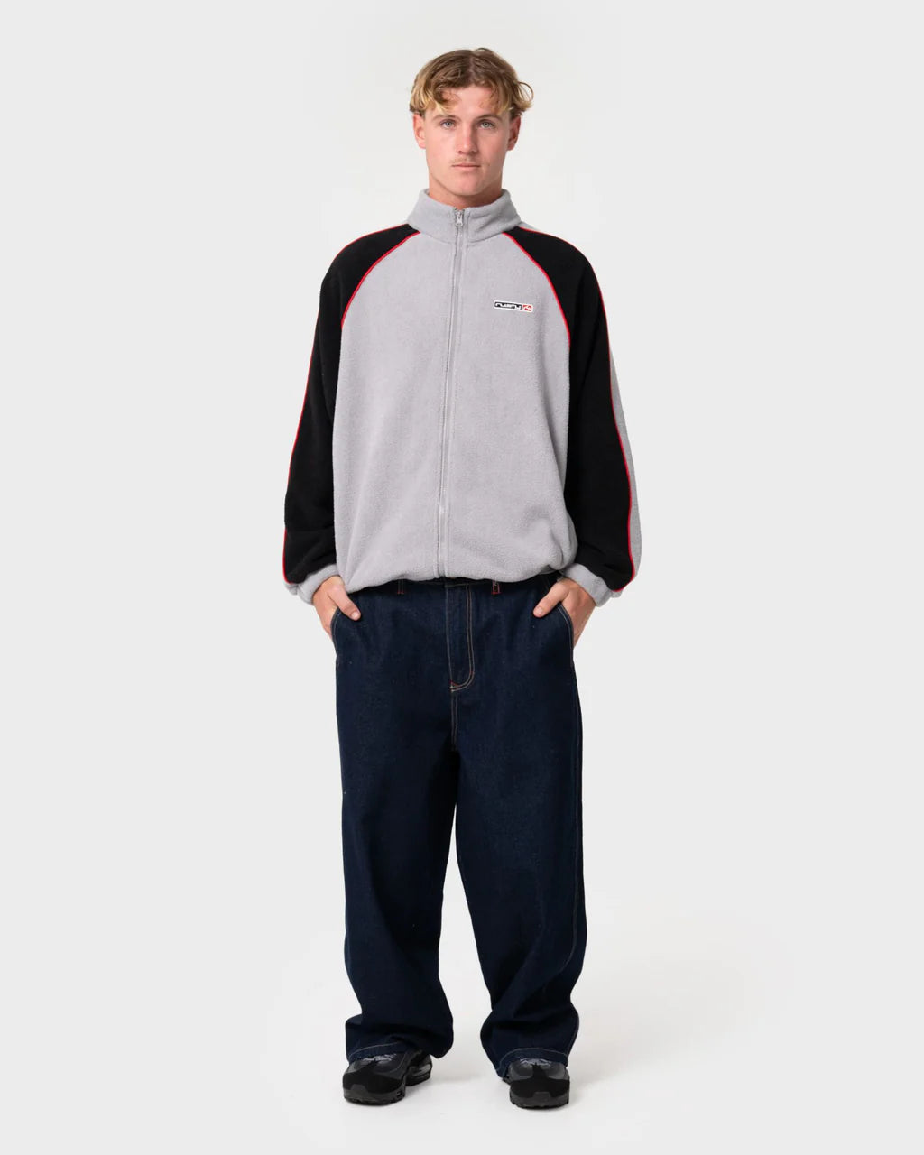 Rusty Pimp My Tides Zip Through Sherpa Fleece