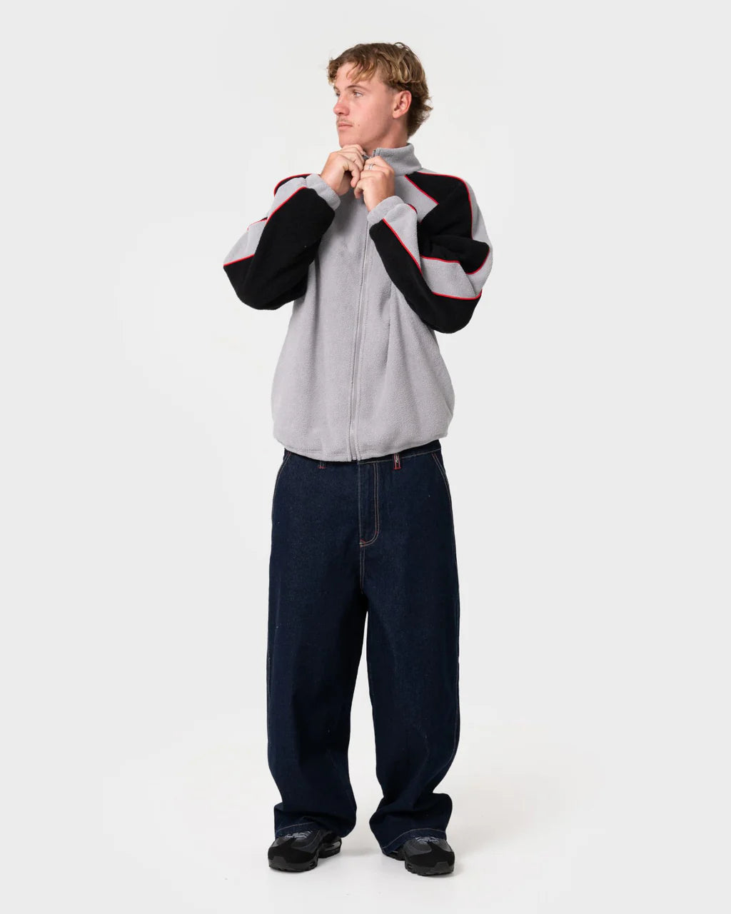 Rusty Pimp My Tides Zip Through Sherpa Fleece