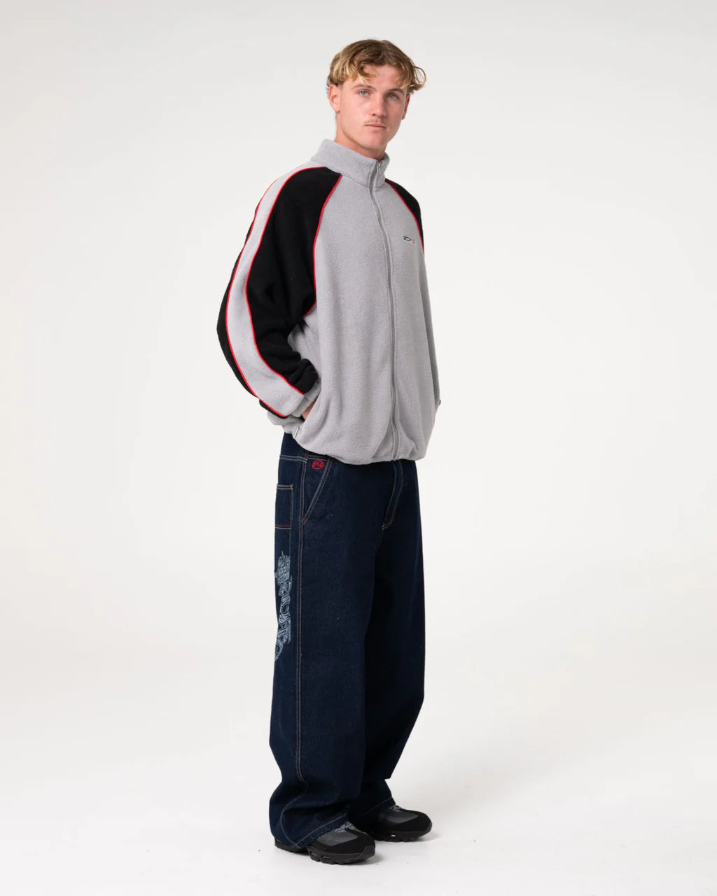 Rusty Pimp My Tides Zip Through Sherpa Fleece