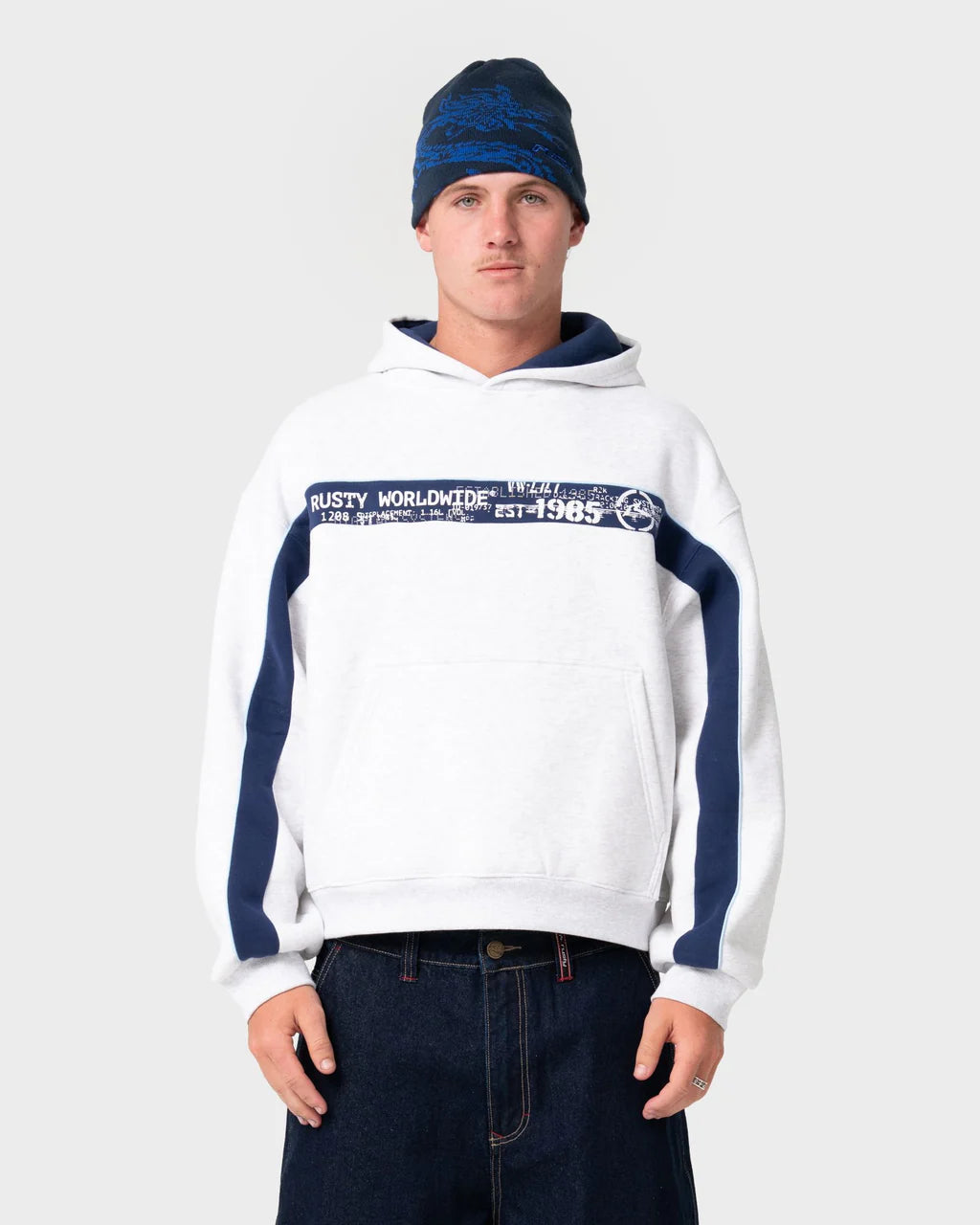 Rusty Big Ticket Cropped Fleece Hoodie