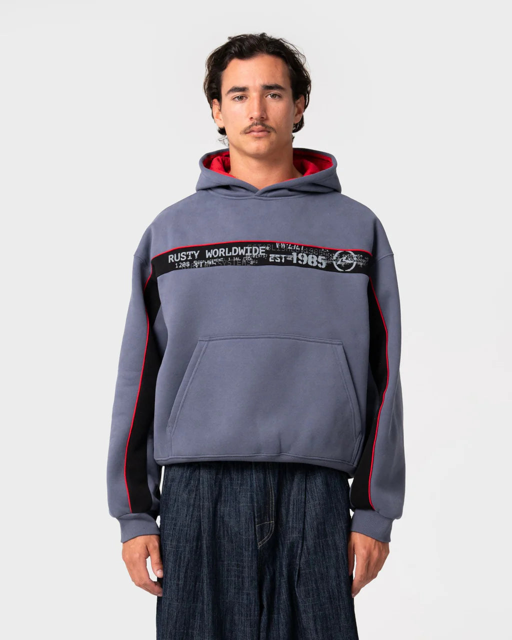 Rusty Big Ticket Cropped Fleece Hoodie