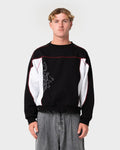 Rusty Sawblaze Cropped Crew Fleece