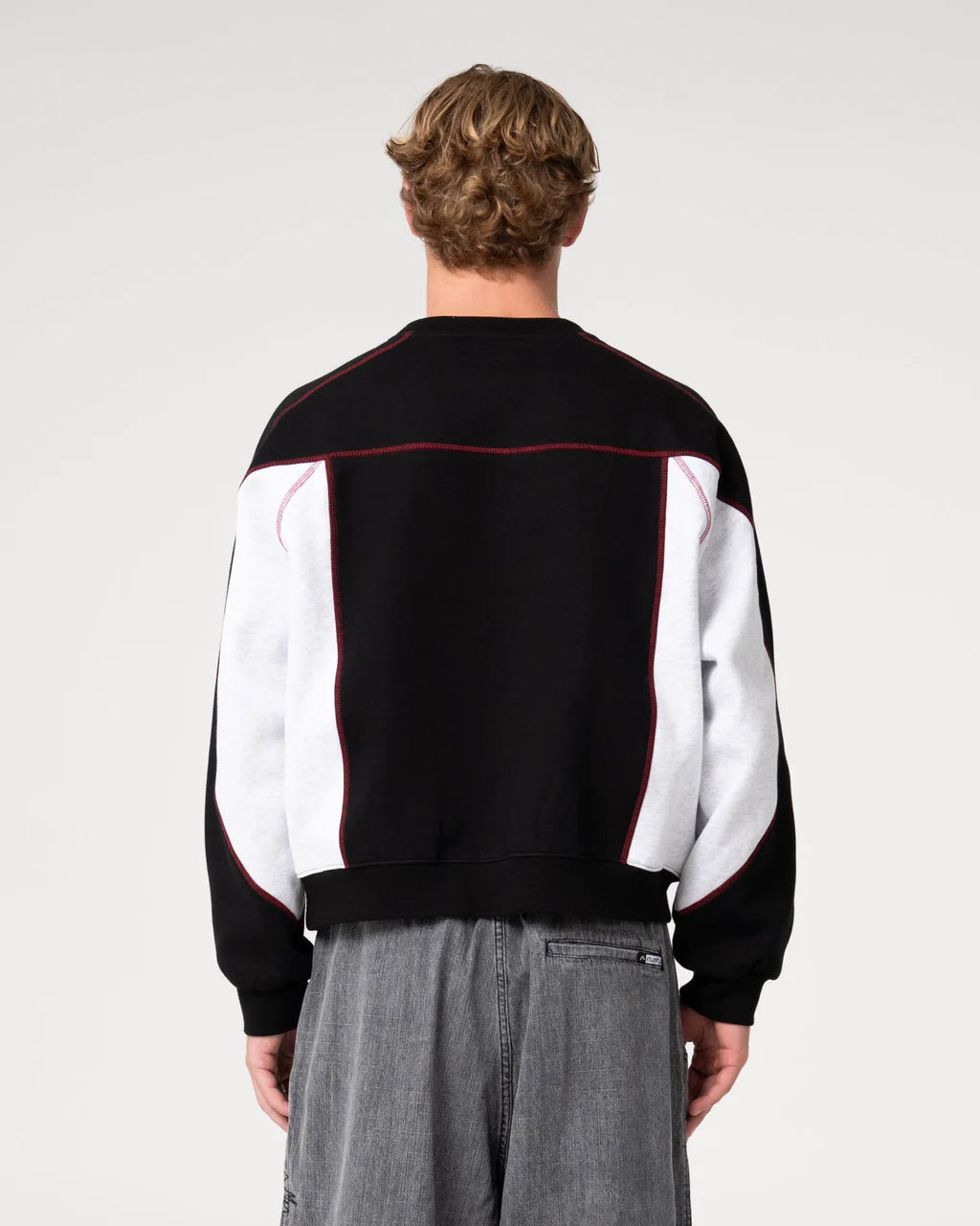 Rusty Sawblaze Cropped Crew Fleece