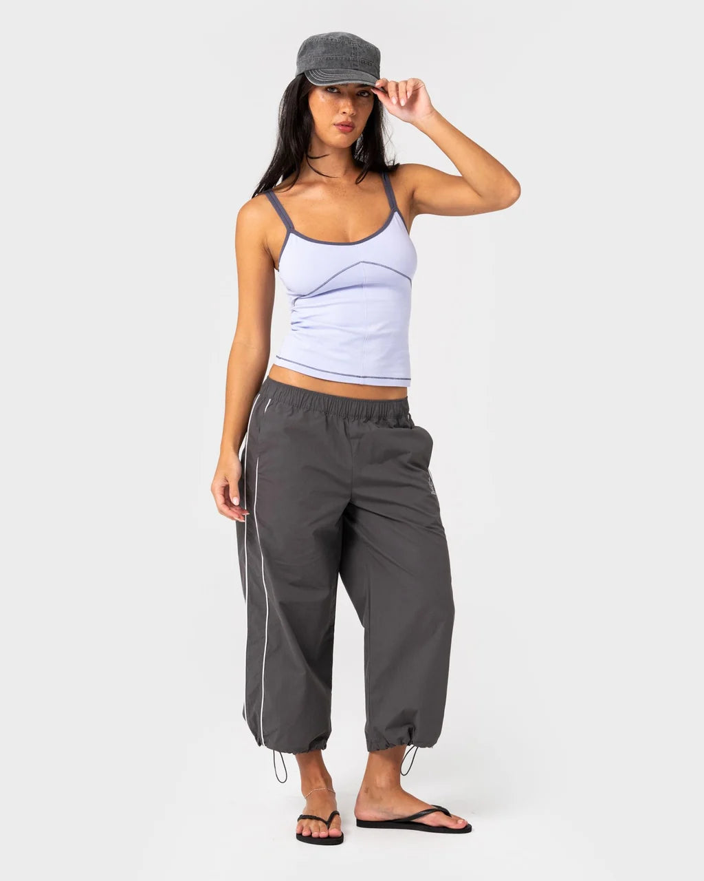 Rusty Serve Fitted Cami Tank