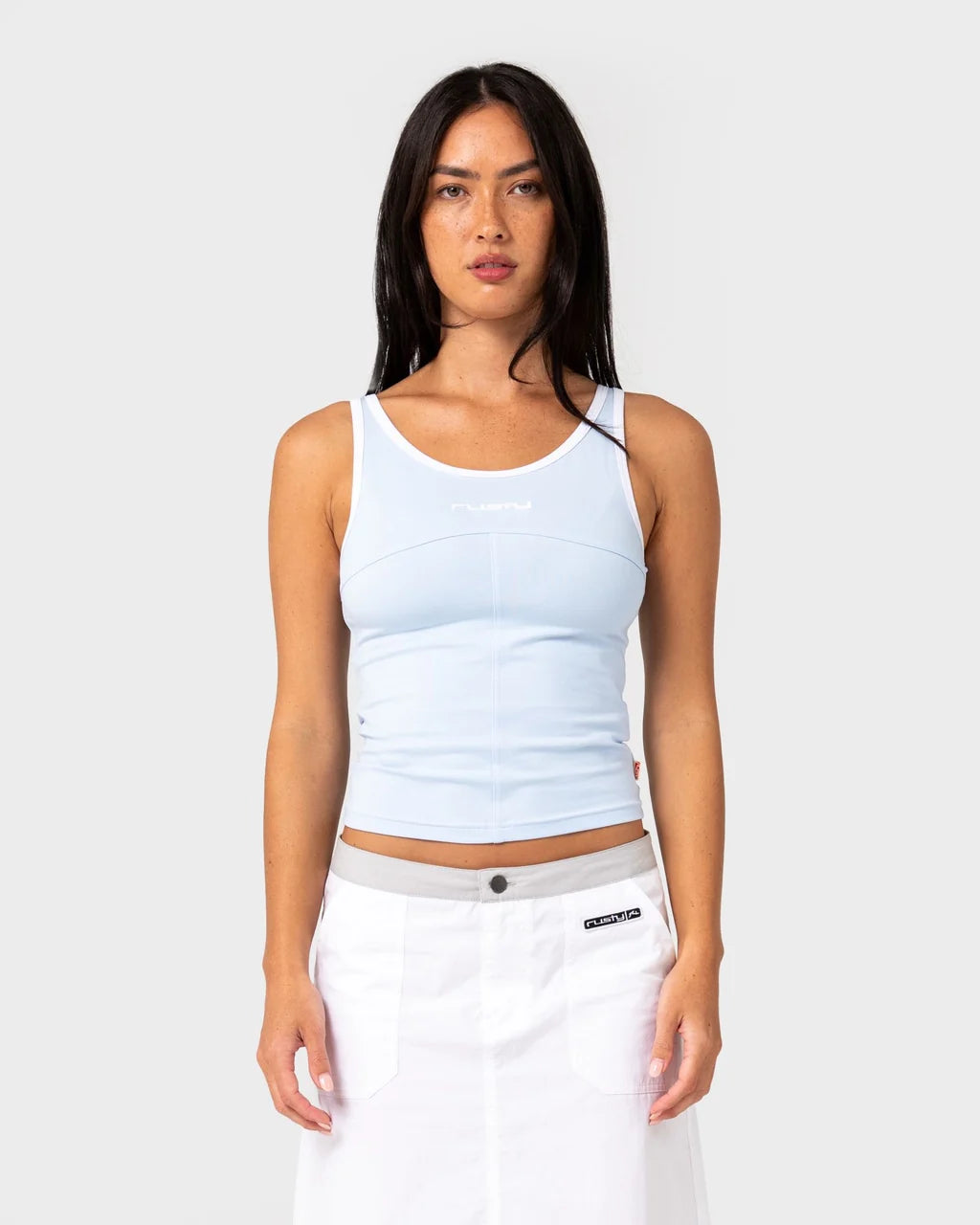 Rusty Score Contrast Tank