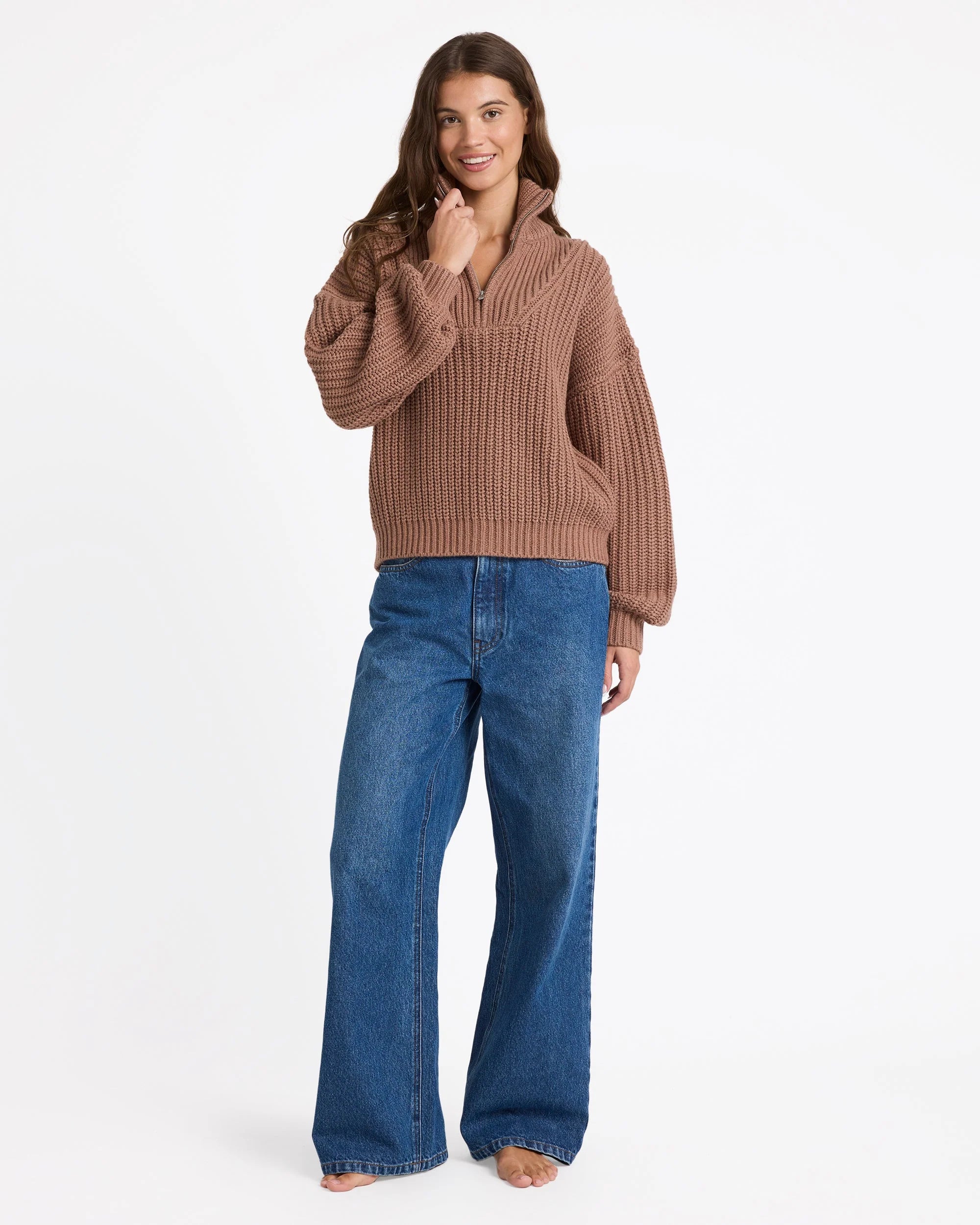 Roxy So Cozy Half Zip Jumper