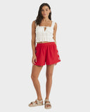 Roxy Chase Elastic Waist Shorts
