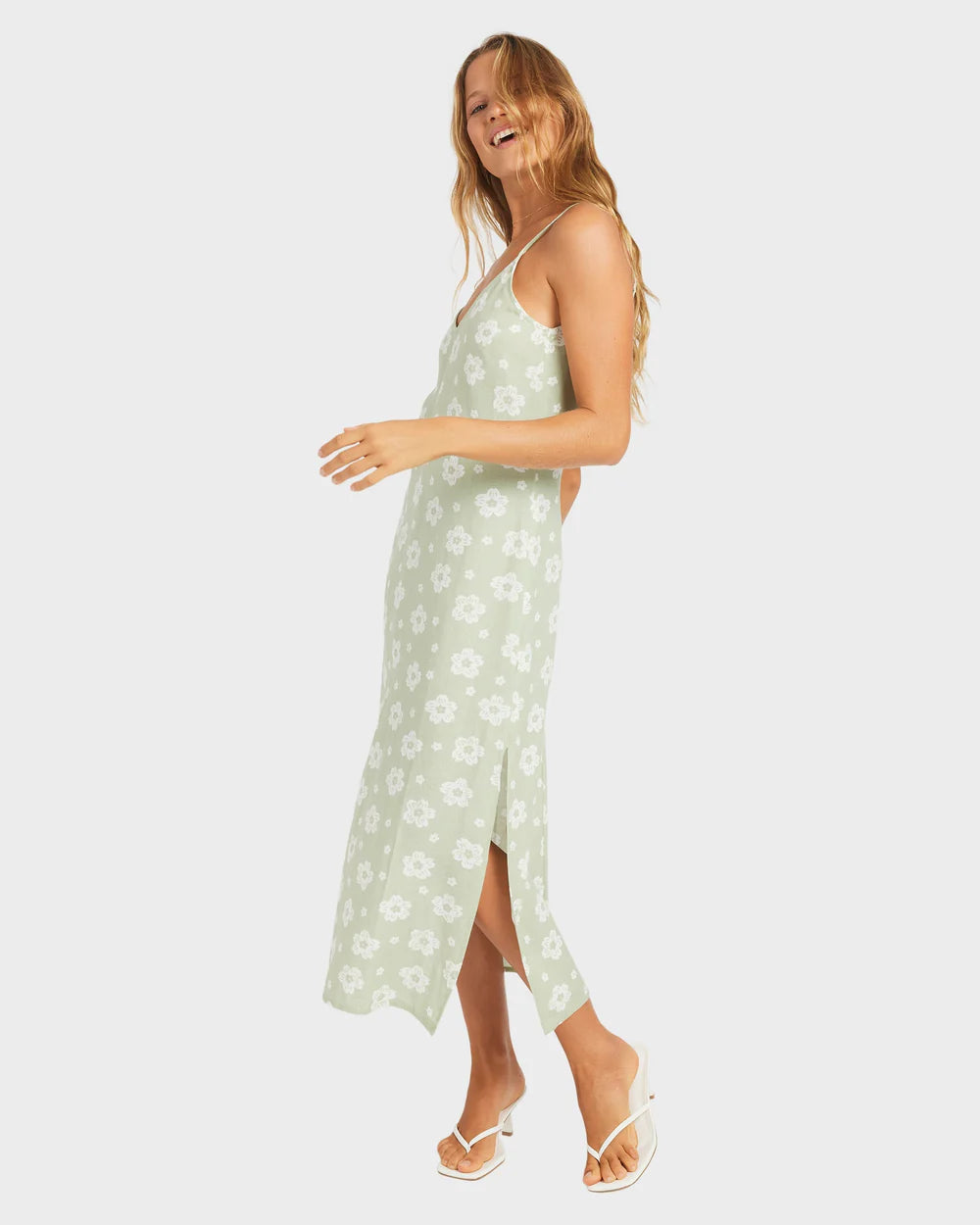 Roxy Blossom Slip Midi Dress