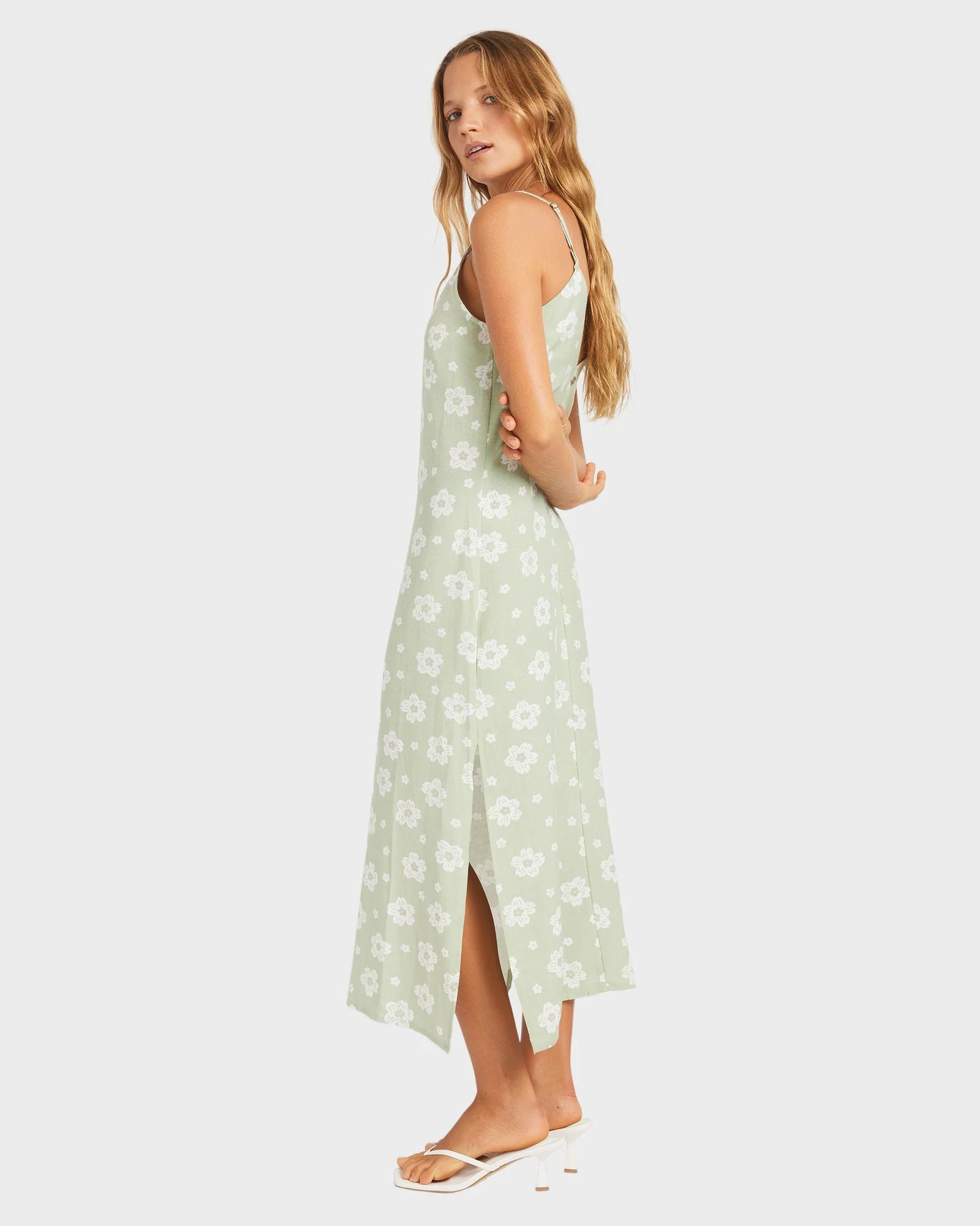 Roxy Blossom Slip Midi Dress