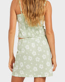 Roxy Blossom Bias Mini Skirt