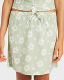 Roxy Blossom Bias Mini Skirt