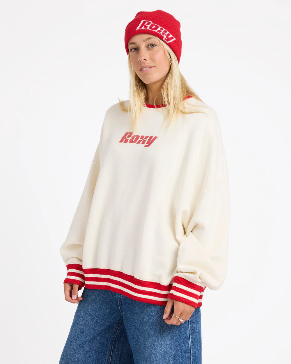 Roxy Game Time Crew Neck