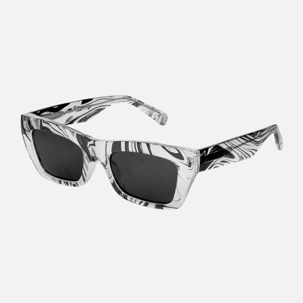 Carve Solis Gloss Crystal Clear Swirl Frame with Grey Lens