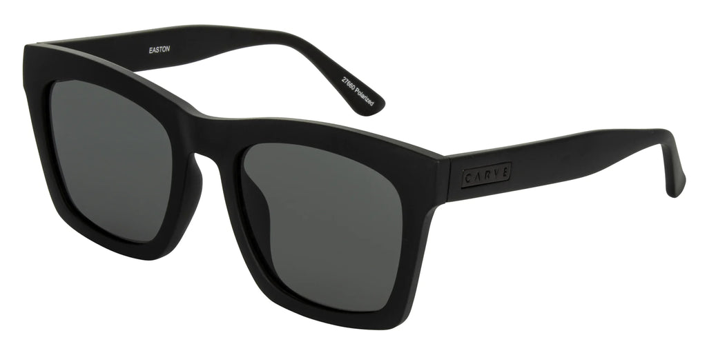Carve Easton Matt Black Frame with Grey Polarized Lens
