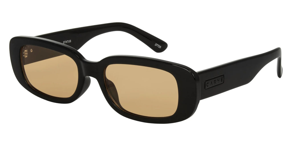 Carve Status Gloss Black Frame with Peach Tint Lens