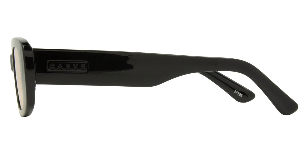 Carve Status Gloss Black Frame with Peach Tint Lens
