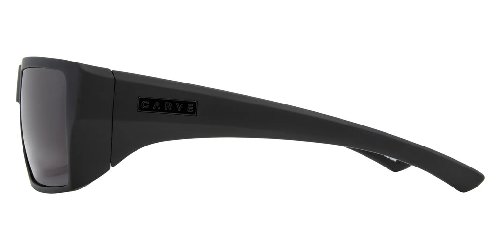Sanada Matte Black Grey Polarized Lens