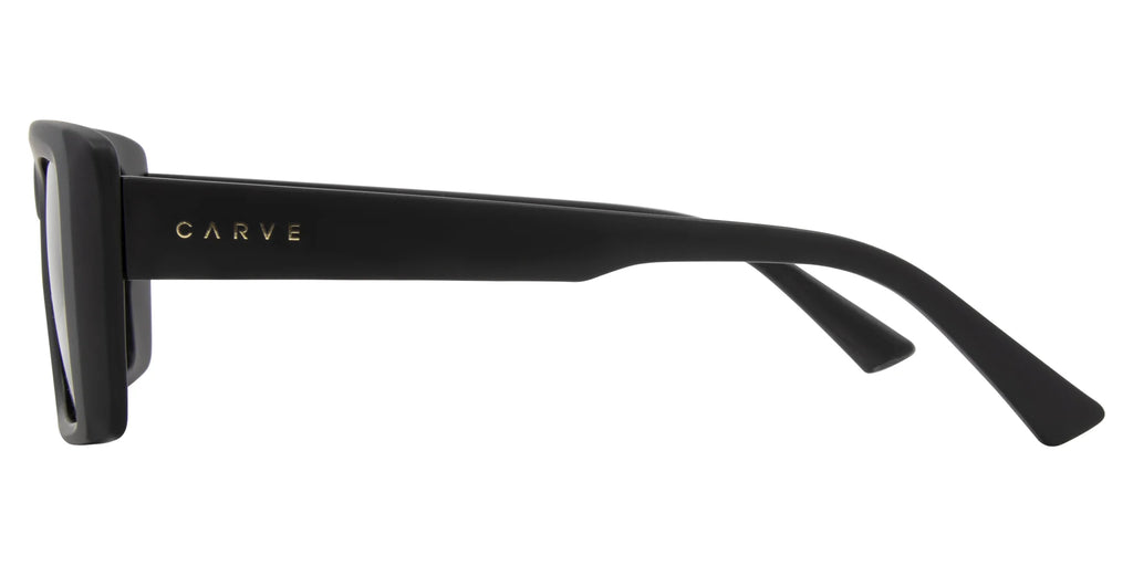 Carve Hey Ho Matt Black Frame with Dark Grey Polarized Lens