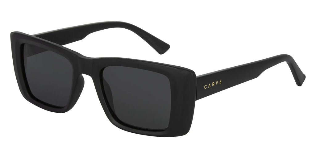 Carve Hey Ho Matt Black Frame with Dark Grey Polarized Lens