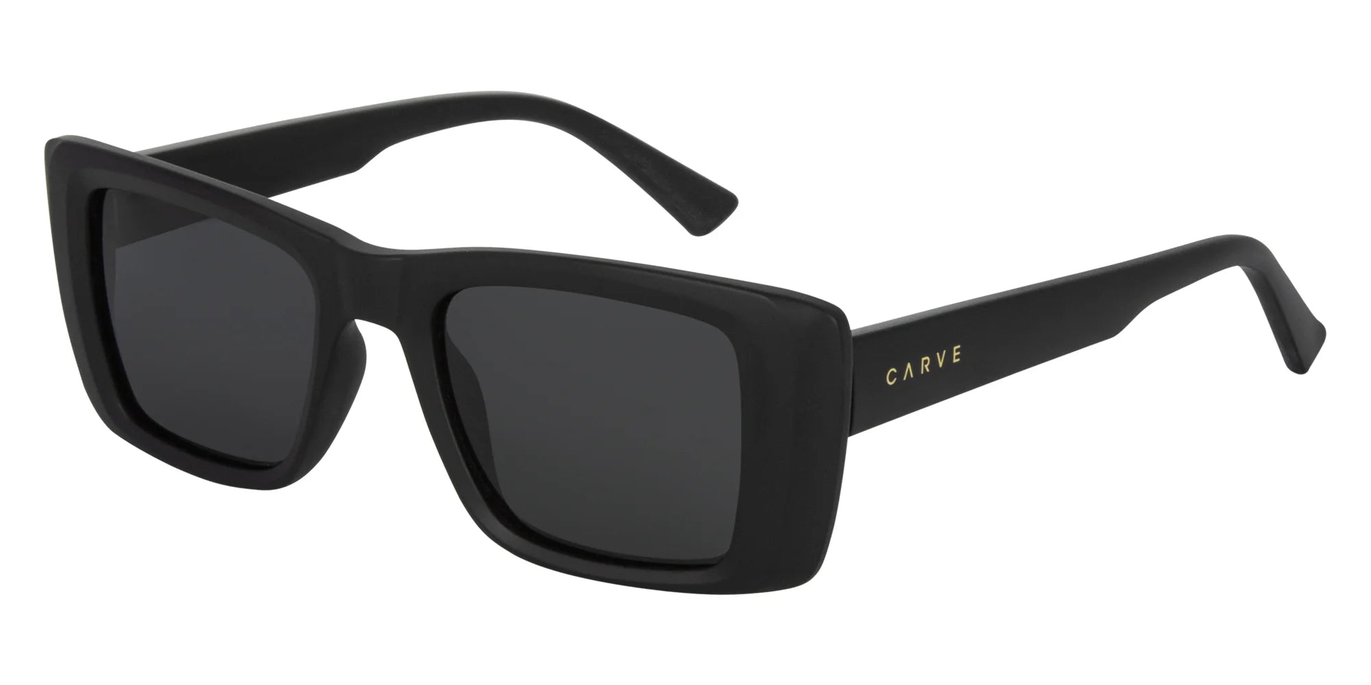 Carve Hey Ho Matt Black Frame with Dark Grey Polarized Lens