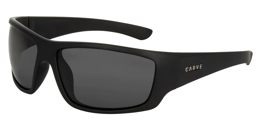 Carve Moray Matt Black Grey Polarized Lens