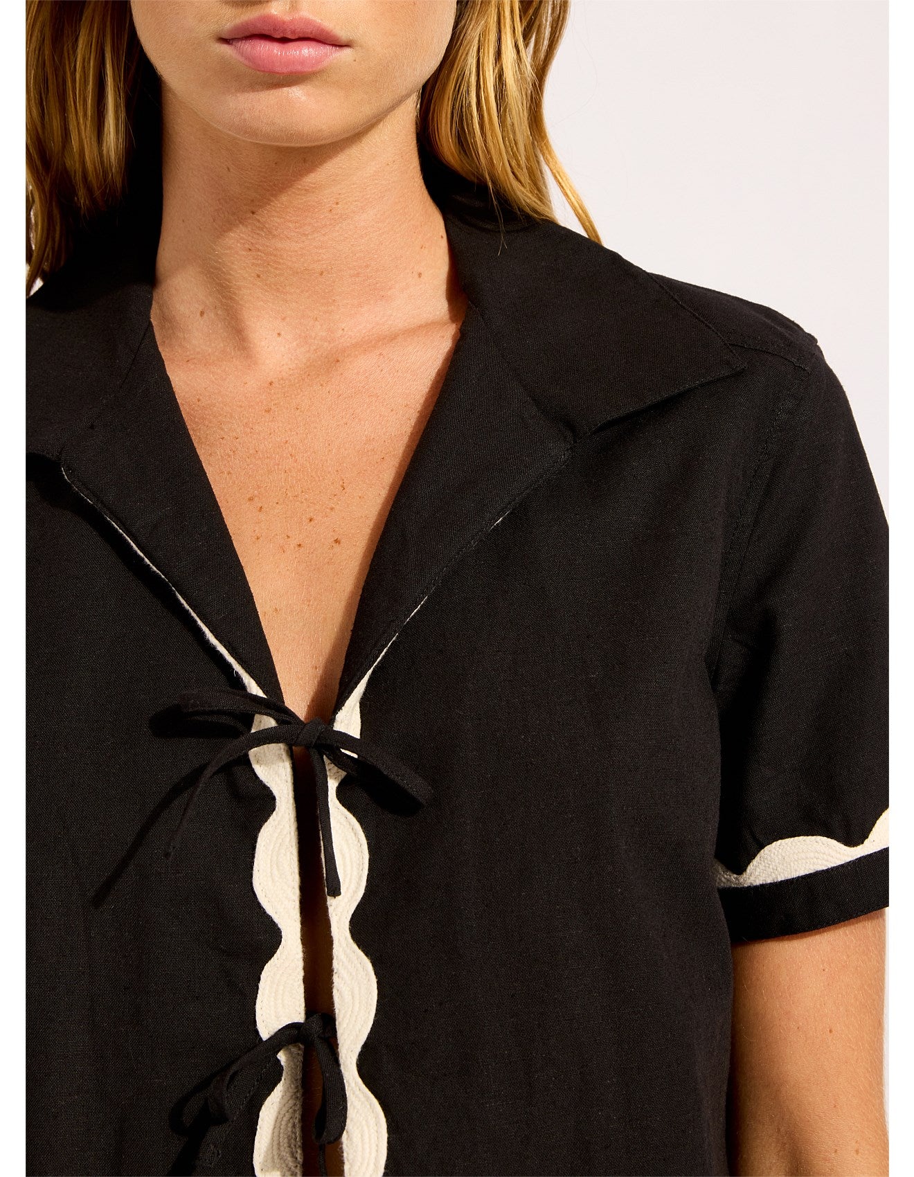 Seafolly Beachedit Tie Front Shirt