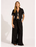 Seafolly Beachedit Tie Front Shirt