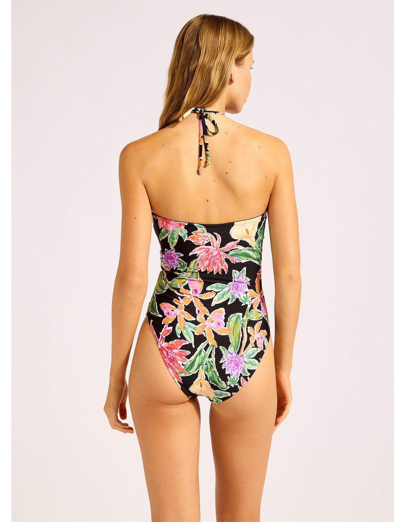 Seafolly Hothouse Flowers DD "U" Tube One Piece Swimsuit