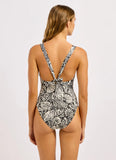 Seafolly Ring Front Halter One Piece
