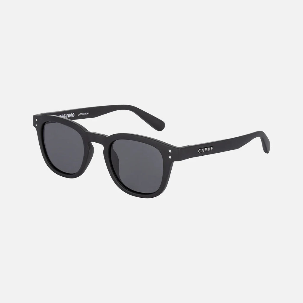 Carve Havana Matt Black/Grey Polarized Lens