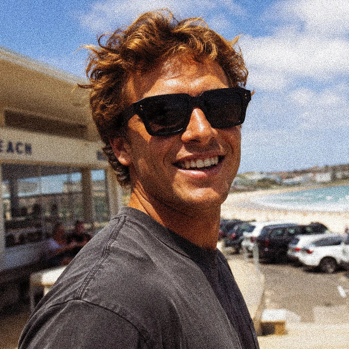 Carve Anyways Matte Black Recycled Frame Grey Polarized Lens