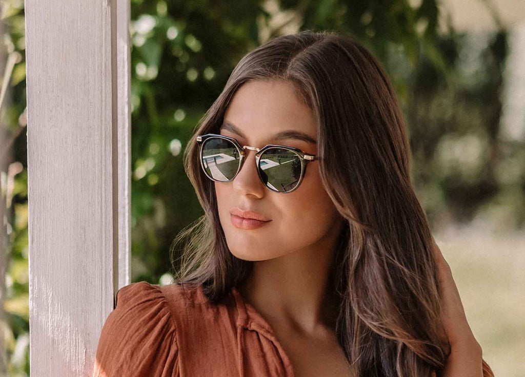 Carve Frankie Gloss Black Dark Grey POL Lens
