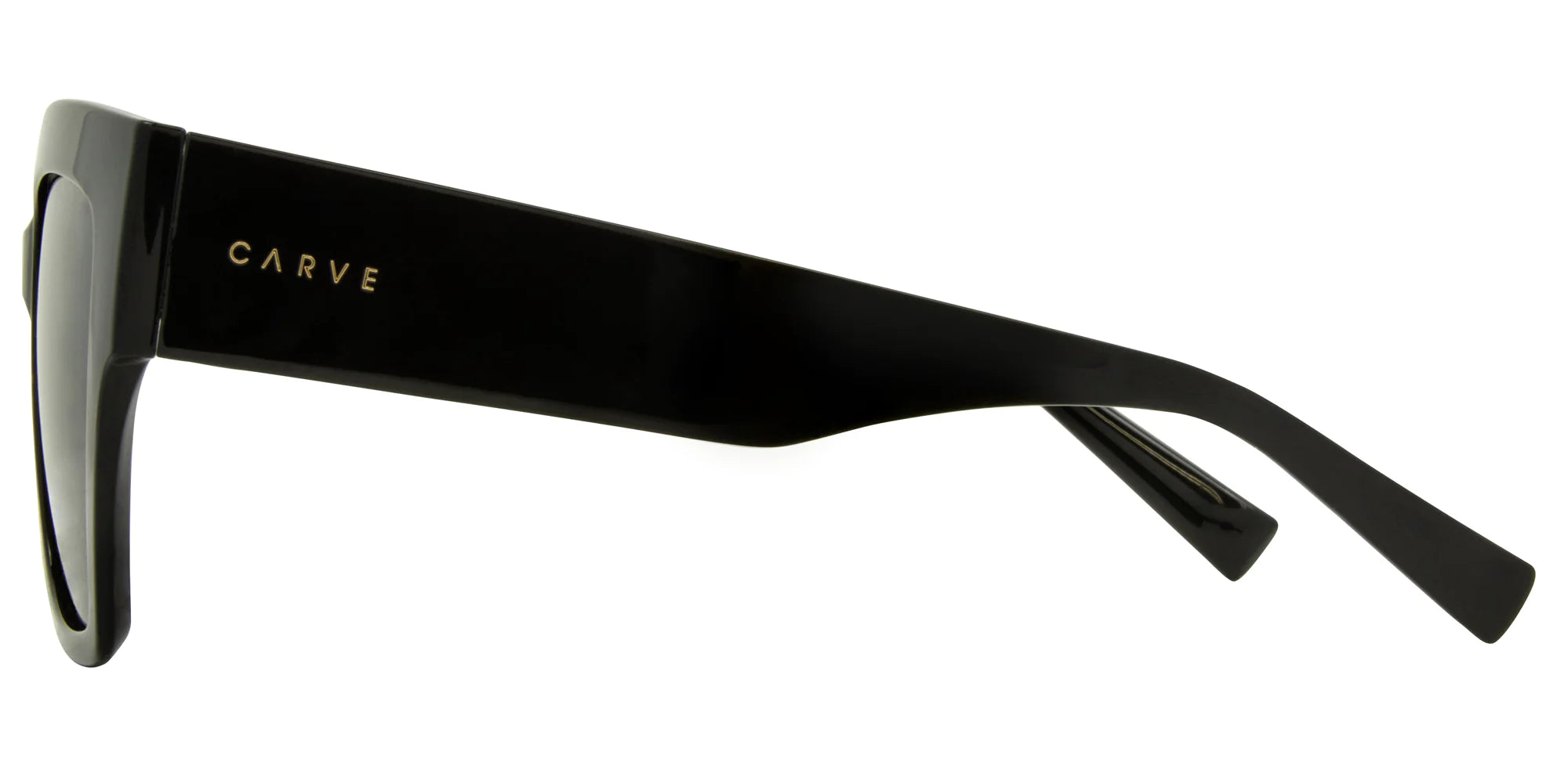 Carve Valerie Gloss Black Dk Grey Polarized Lens