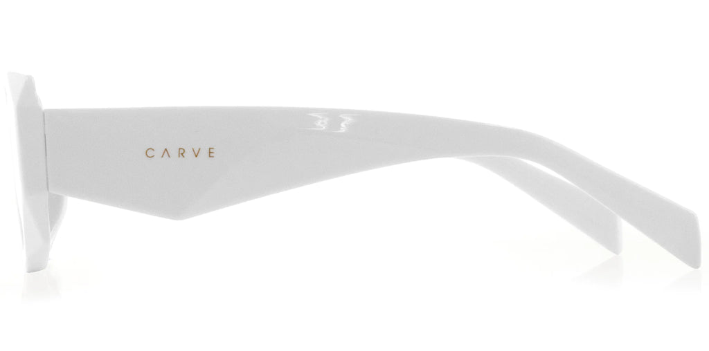 Carve Milan Gloss White Dark Grey Lens