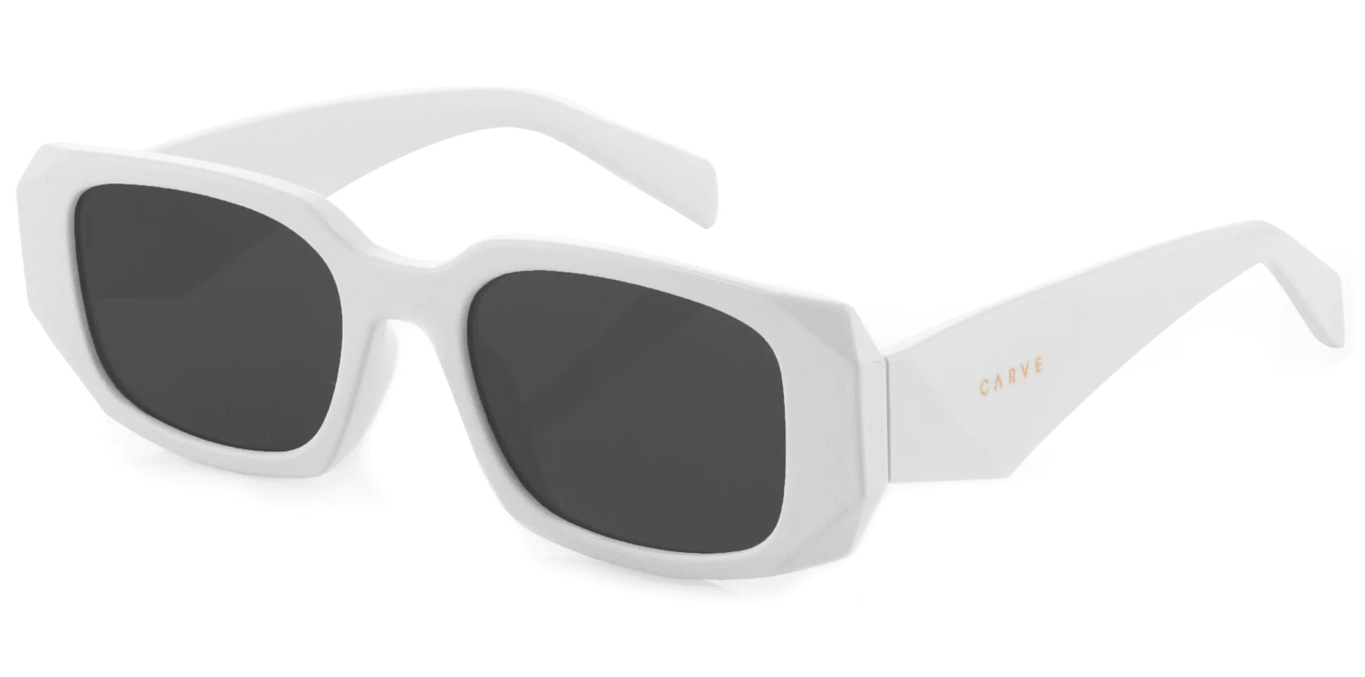 Carve Milan Gloss White Dark Grey Lens