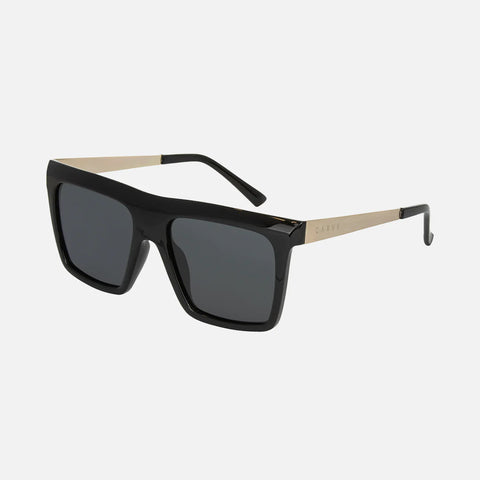 Yoshi Gloss Black Gold Grey Polarized