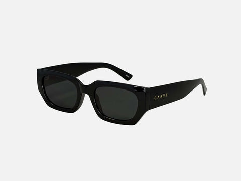 Carve Vinca Matt Black Frame Grey Lens