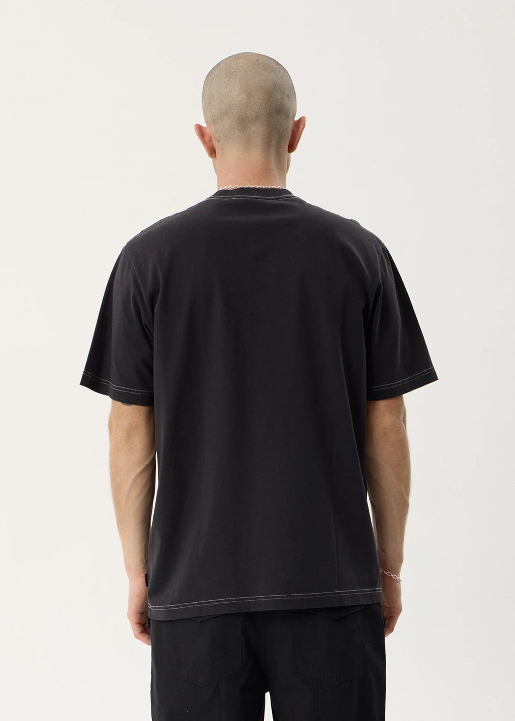 Afends Trophy Recycled Retro Tee - Stone Black
