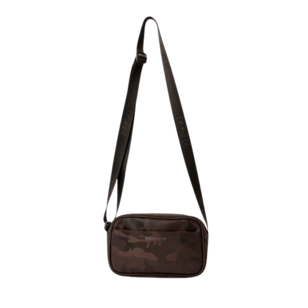 Rusty Stella Nylon Camo Side Bag