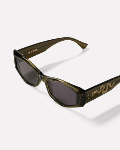 Epokhe Eyewear Guilty Army Green Polished / Black