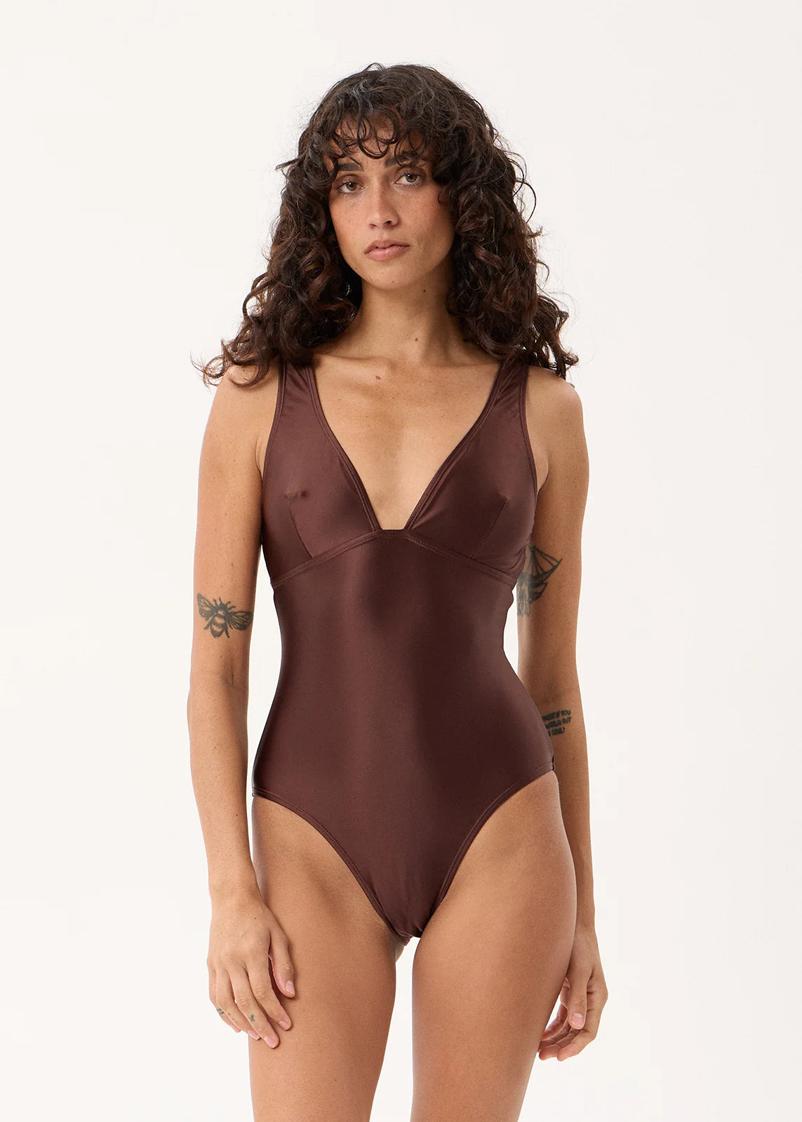 Afends Talulah Recycled One Piece Coffee