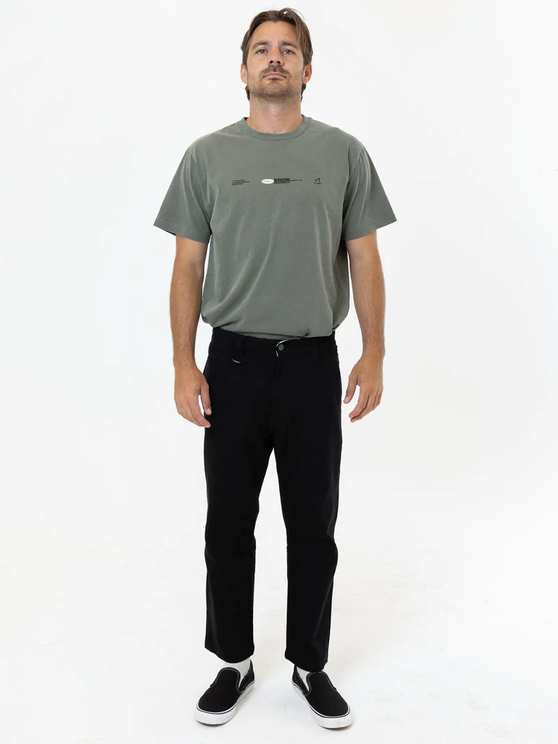Thrills Union Work Chino Black